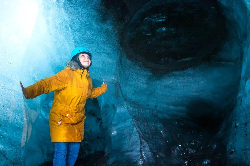 Cueva de hielo de Katla y cascadas de la costa sur
